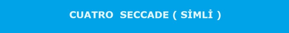 cuatro seccade